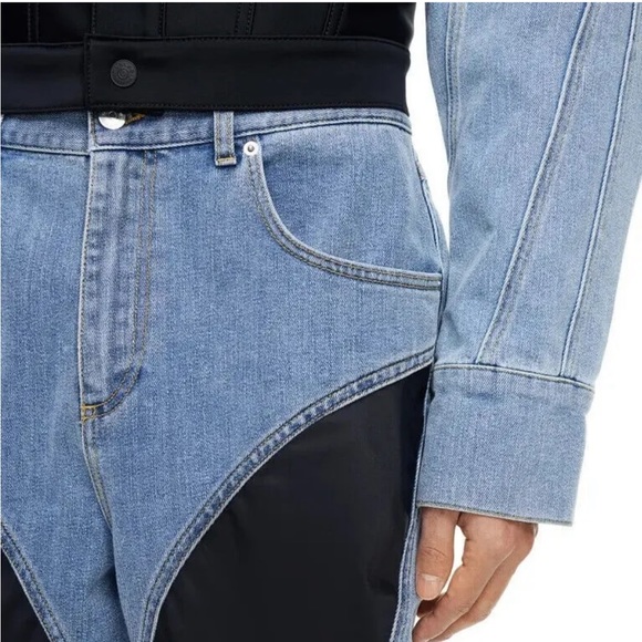 Mugler H&M Spiral Panel Jeans - Picture 4 of 8